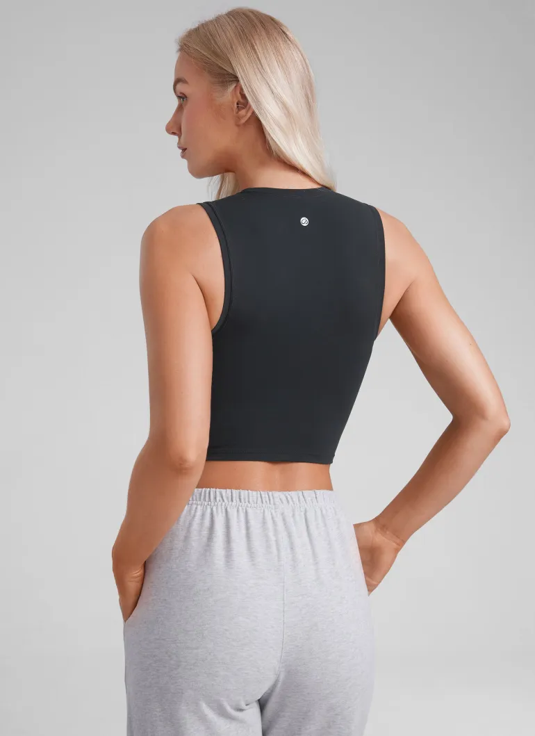 Butterluxe Soft Double Lined High Neck Tank