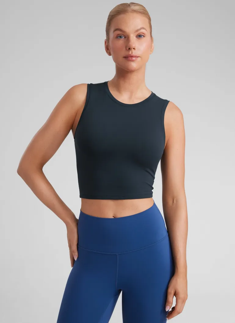 Butterluxe Soft Double Lined High Neck Tank