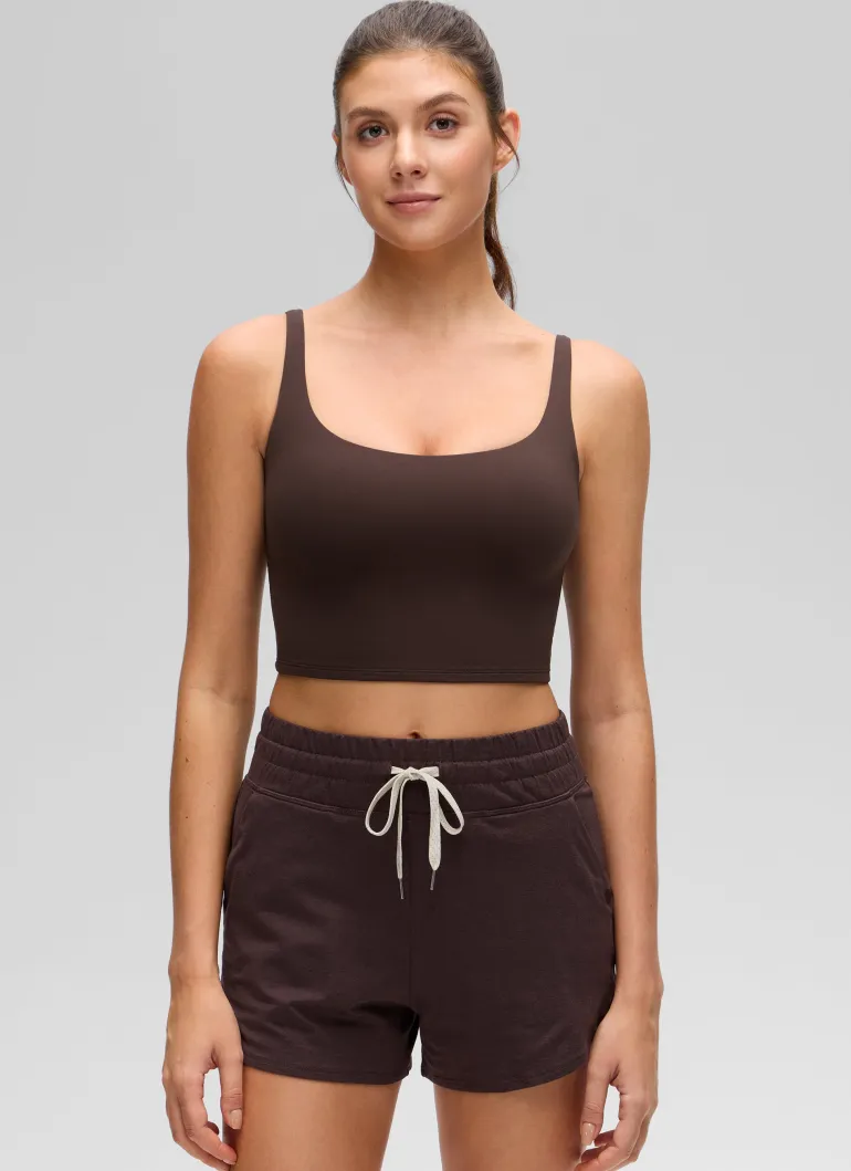 Butterluxe Soft Double Lined Square Neck Tank