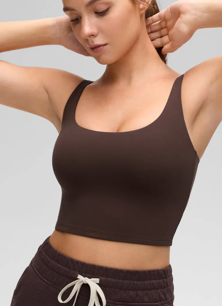 Butterluxe Soft Double Lined Square Neck Tank