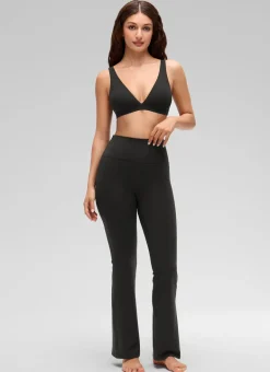 Butterluxe Soft Double Lined V Neck Sports Bra