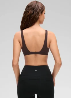Butterluxe Soft Double Lined V Neck Sports Bra