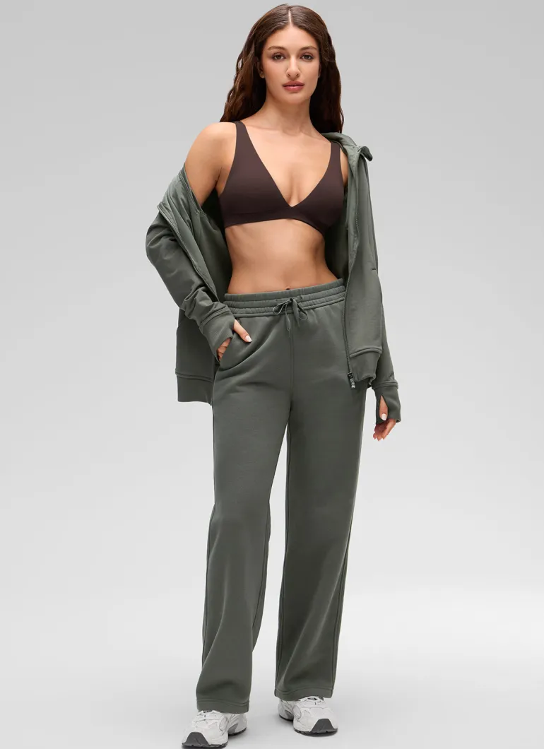 Butterluxe Soft Double Lined V Neck Sports Bra