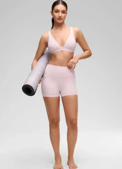 Butterluxe Soft Double Lined V Neck Sports Bra