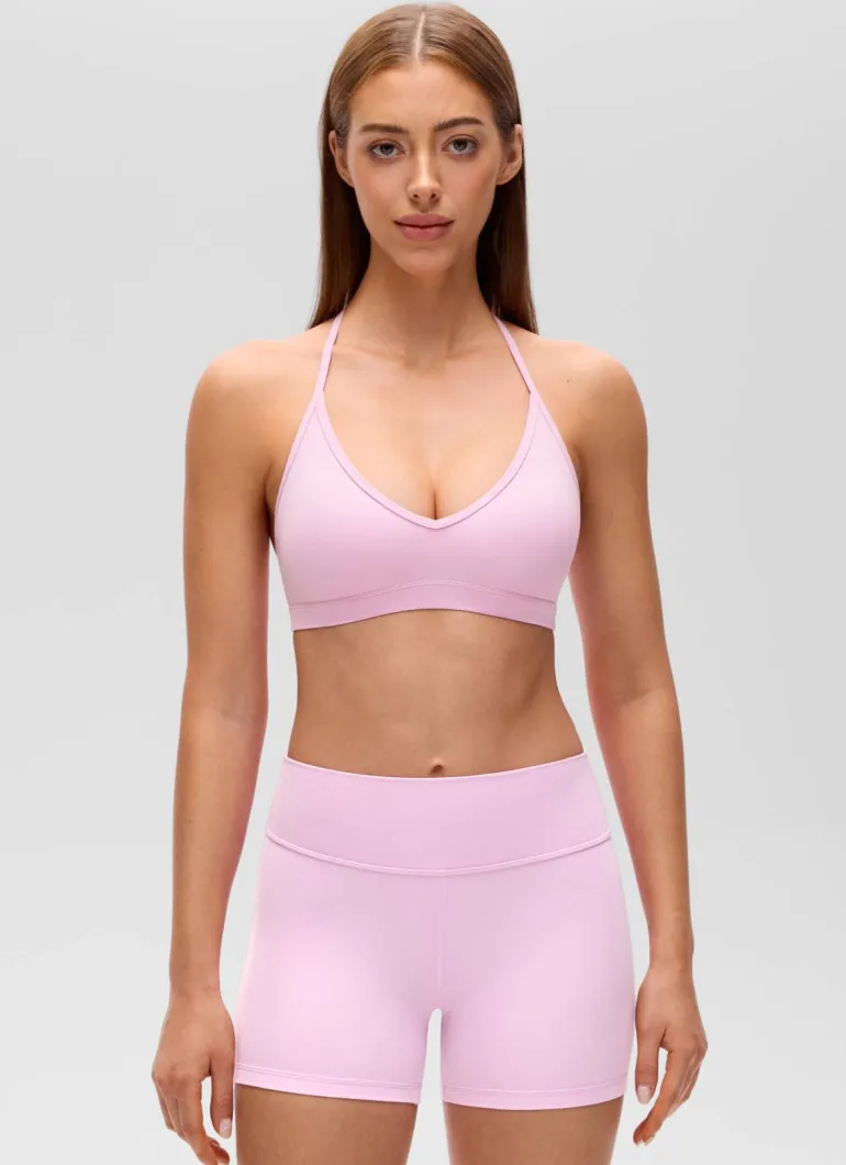 Butterluxe Soft Double Lined T Back Sports Bra