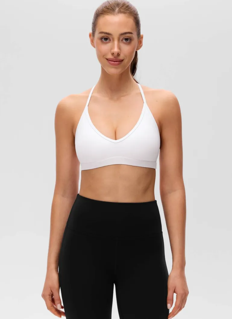 Butterluxe Soft Double Lined T Back Sports Bra