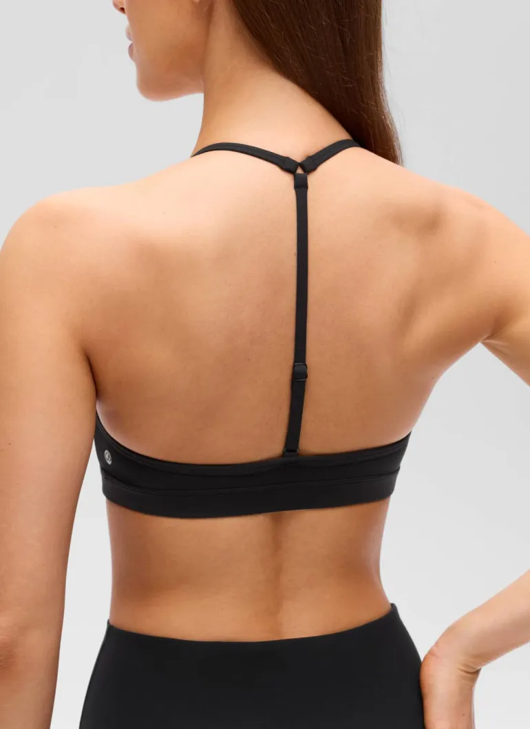 Butterluxe Soft Double Lined T Back Sports Bra