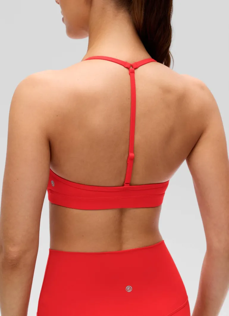 Butterluxe Soft Double Lined T Back Sports Bra