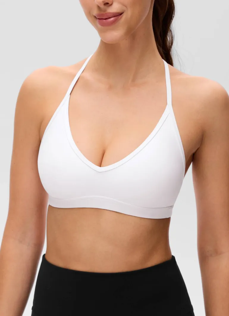 Butterluxe Soft Double Lined T Back Sports Bra
