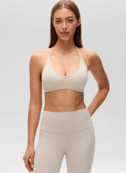 Butterluxe Soft Double Lined T Back Sports Bra
