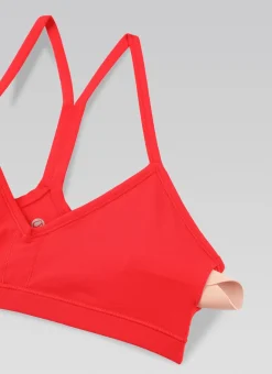 Butterluxe Sports Ruched V Neck Bra