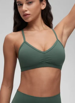 Butterluxe Sports Ruched V Neck Bra
