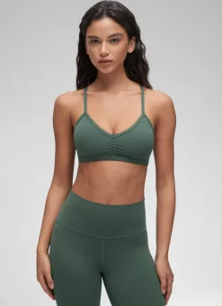 Butterluxe Sports Ruched V Neck Bra