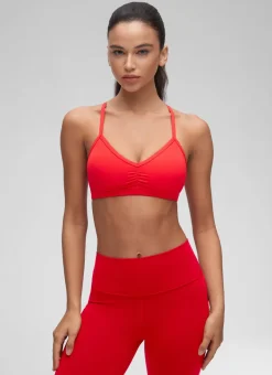 Butterluxe Sports Ruched V Neck Bra