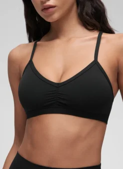 Butterluxe Sports Ruched V Neck Bra