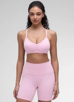 Butterluxe Sports Ruched V Neck Bra