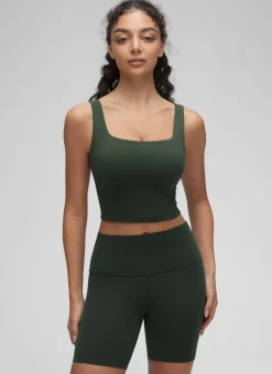 Butterluxe Square Neck Built in Bra Tank