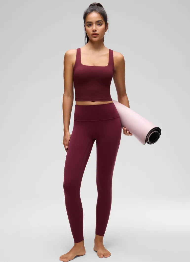 Butterluxe Square Neck Built in Bra Tank
