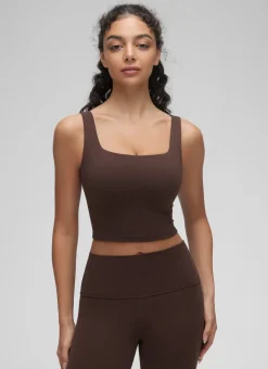 Butterluxe Square Neck Built in Bra Tank