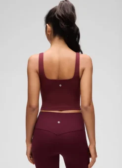 Butterluxe Square Neck Built in Bra Tank