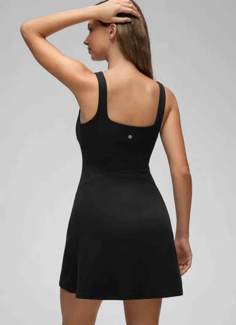 Butterluxe Square Neck Shelf Bra Dress