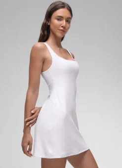 Butterluxe Square Neck Shelf Bra Dress