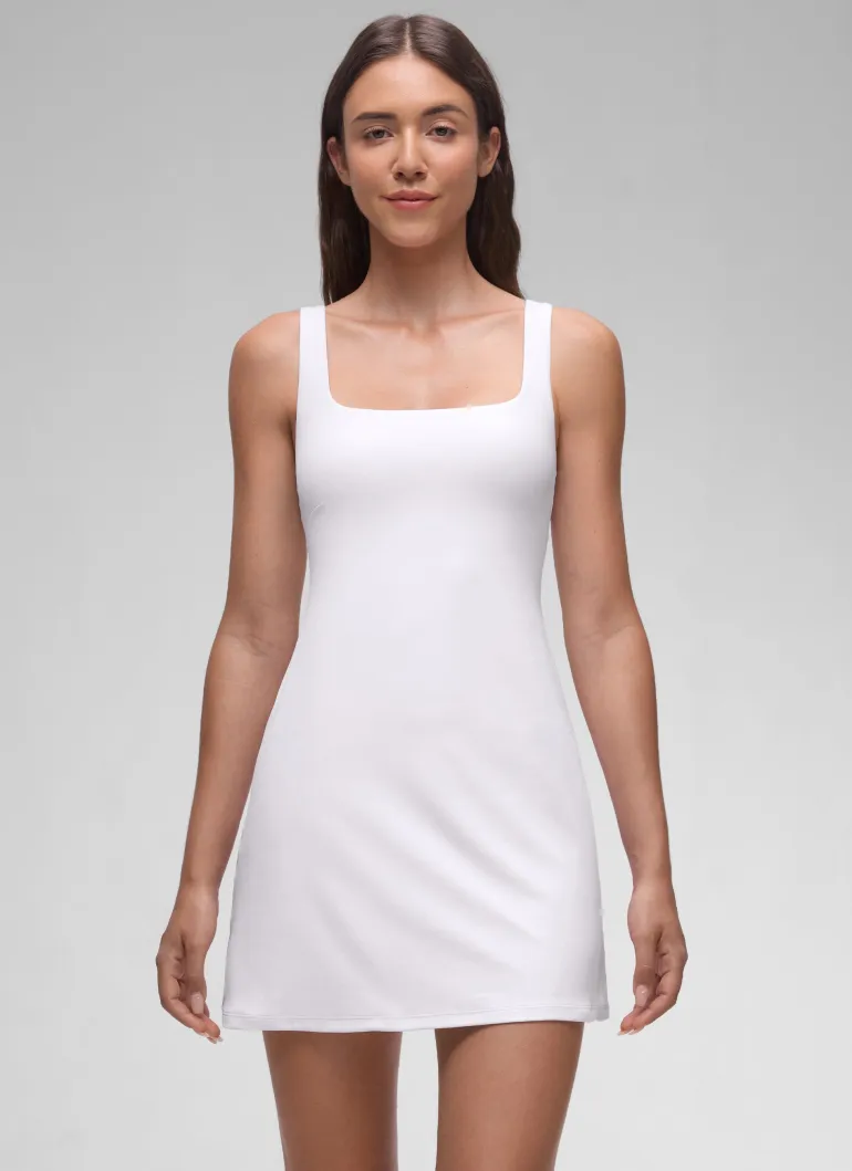 Butterluxe Square Neck Shelf Bra Dress