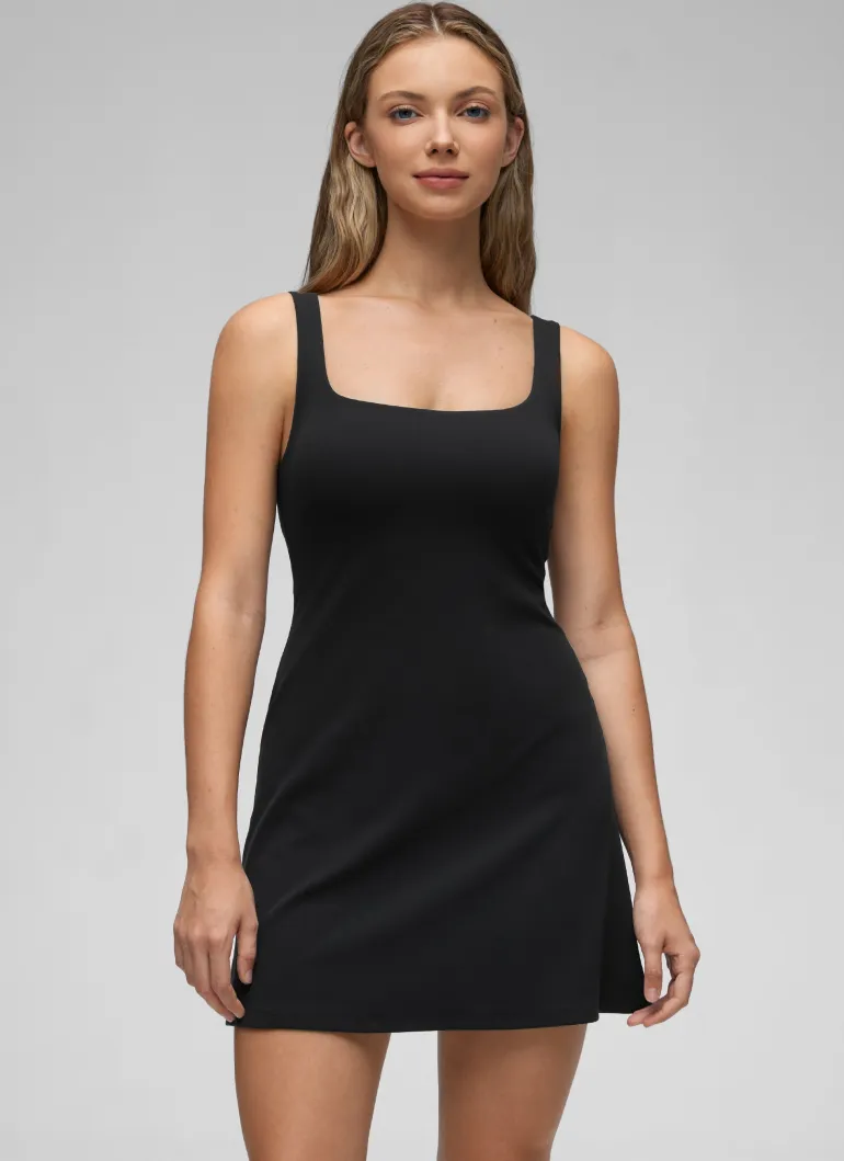 Butterluxe Square Neck Shelf Bra Dress