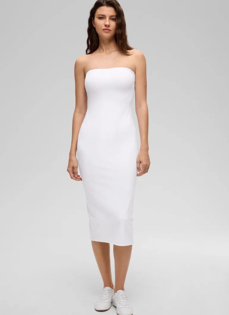 Butterluxe Strapless Bodycon Midi Dress