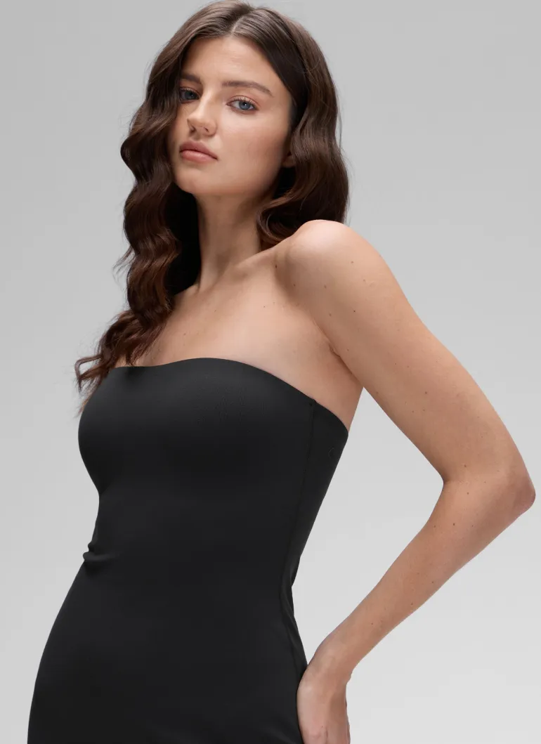 Butterluxe Strapless Bodycon Midi Dress