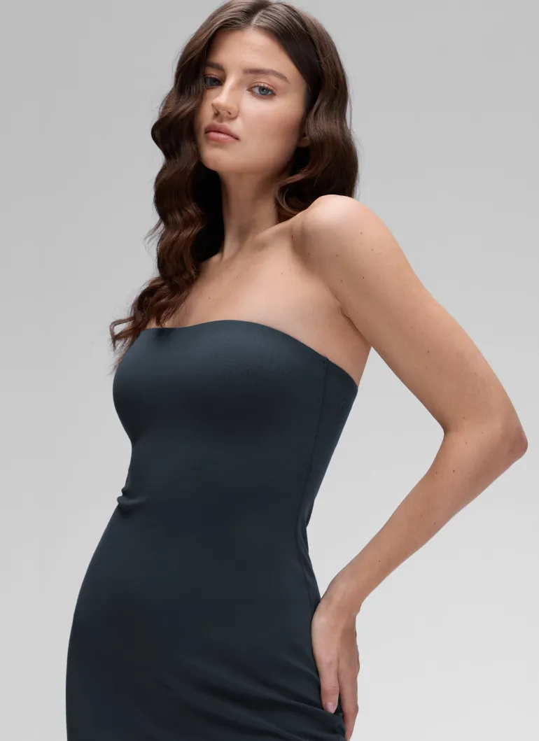 Butterluxe Strapless Bodycon Midi Dress