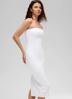 Butterluxe Strapless Bodycon Midi Dress