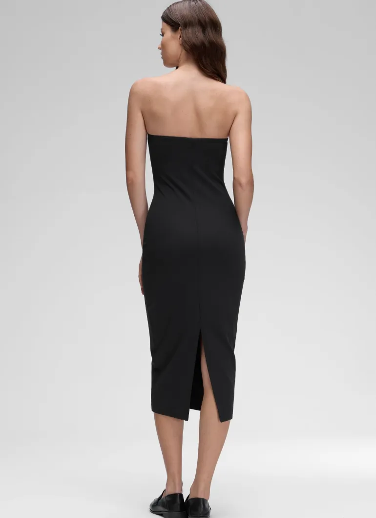 Butterluxe Strapless Bodycon Midi Dress