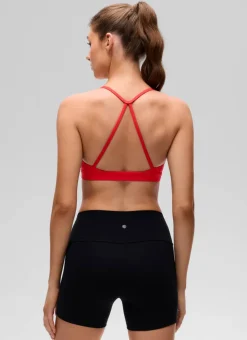 Butterluxe Thin Strap Cross Back Sports Bra