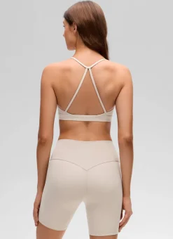 Butterluxe Thin Strap Cross Back Sports Bra