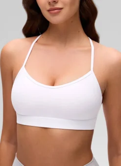 Butterluxe Thin Strap Cross Back Sports Bra