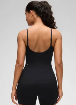 Butterluxe Thin Strap Shorts Bodysuit 4''