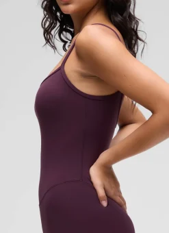 Butterluxe Thin Strap Shorts Bodysuit 4''