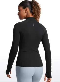 Butterluxe ThumbHole Full Zip Long Sleeve
