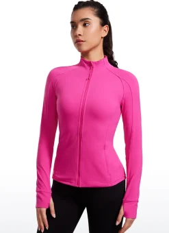 Butterluxe ThumbHole Full Zip Long Sleeve