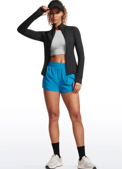 Butterluxe ThumbHole Full Zip Long Sleeve