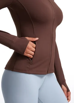 Butterluxe ThumbHole Full Zip Long Sleeve
