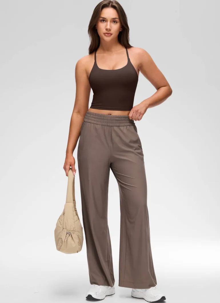 Butterluxe Twist Cross Back Built in Bra Tank