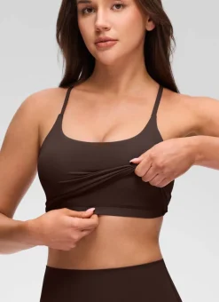 Butterluxe Twist Cross Back Built in Bra Tank