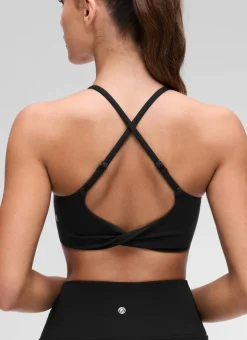 Butterluxe Twist Cross Back Sports Bra