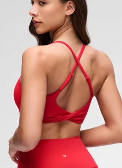 Butterluxe Twist Cross Back Sports Bra