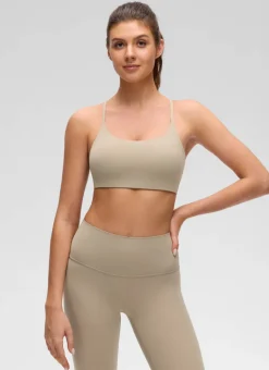 Butterluxe Twist Cross Back Sports Bra
