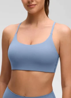 Butterluxe Twist Cross Back Sports Bra