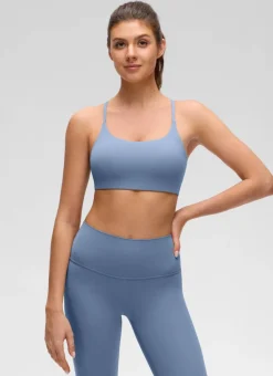 Butterluxe Twist Cross Back Sports Bra