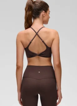 Butterluxe Twist Cross Back Sports Bra